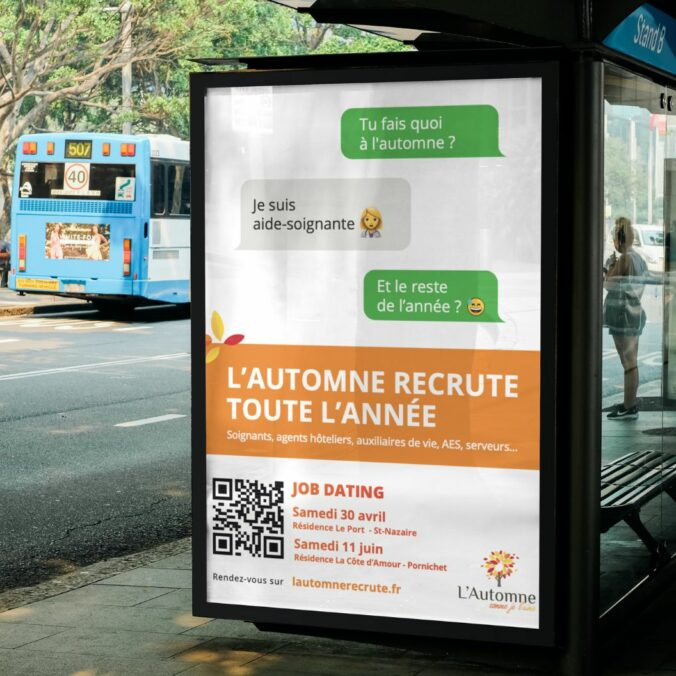 Campagne marque employeur réalisée par l'agence de communication B17 à Nantes