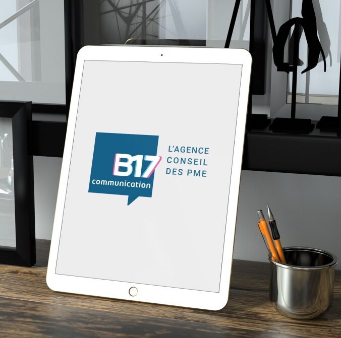 Illustration nouveau logo de B17 Communication