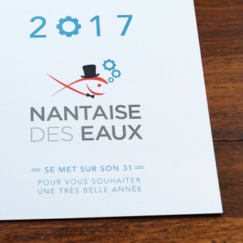 Voeux 2017 de Nantaise des eaux par B17 Communication