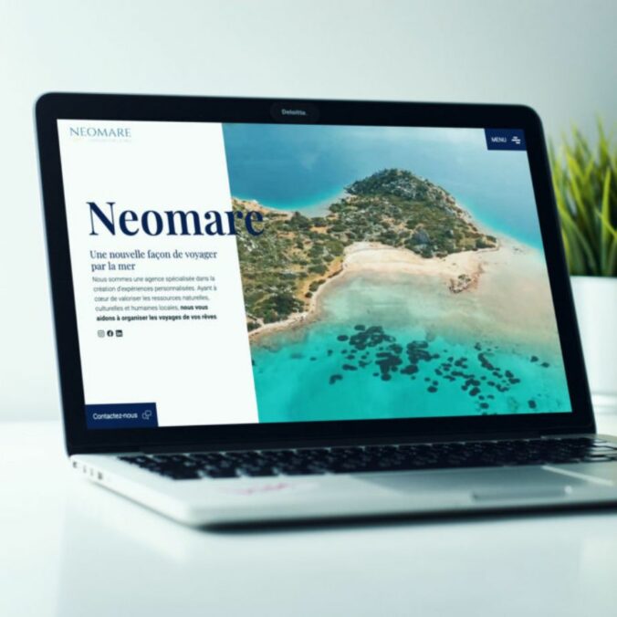 Mockup site vitrine sur mesure WordPress Neomare