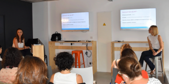 Conférence RP animée par Claudie et Audrey